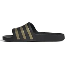 adidas Adilette Aqua Core Black / Gold Metallic / Core Black 46