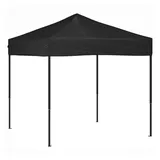 vidaXL Partyzelt Faltbar Schwarz 2x2 m