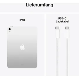 Apple iPad 11" (11. Generation 2025) 256 GB Wi-Fi Silber