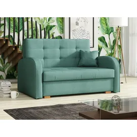 Mirjan24 Schlafsofa 2-Sitzer Grün