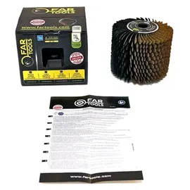 FarTools Schleifbandbürste A36 Durchmesser 120 mm Dicke 100 mm