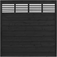 Andrewex Sichtschutzelement Lucca 180 x 180 cm Anthrazit Holz