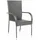 furnicato Gartenstuhl 55,5 x 95 x 53,5 cm grau 4 St.
