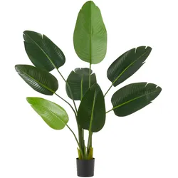 TecTake GmbH Künstlicher Paradiesvogelbaum Tropic, naturgetreu - 120 cm