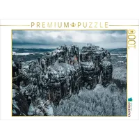 Calvendo Puzzle Schrammsteinaussicht 1000 Teile Lege-Größe 64x48cm Foto-Puzzle für