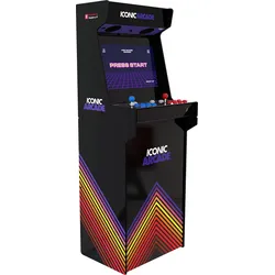 ICONIC ARCADE Arcade Cabinet, Mehrfarbig, MicroSD (TransFlash), 1000 Mbit/s, Gig