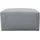 werk2 Hocker Zeus-XL Polyester 80 x 41 x 80 cm Grau