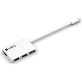 Sandberg USB-C to 4 xUSB 3.0 Hub - Hub - x SuperSpeed USB
