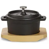 Echtwerk Mini-Kochtopf Bräter Ø 10 cm rund