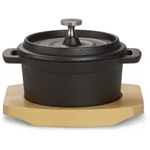Echtwerk Mini-Kochtopf Bräter Ø 10 cm rund