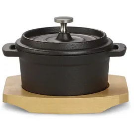 Echtwerk Mini-Kochtopf Bräter Ø 10 cm rund
