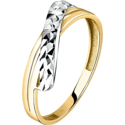 CHRIST Damenring 585er Gelbgold, 585er Weißgold Ringe   