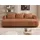 Home Affaire Big-Sofa HOME AFFAIRE "LUSSAC 4-Sitzer Design-Sofa mit Zierkissen, Maße B/T/H: 242/123/78 cm", terra, B:242cm H:78cm T:122,5cm, 100% Polyester, Sofas, Big-Sofa, hoher Sitzkomfort und modernes Design, Sofa ohne Bettfunktion