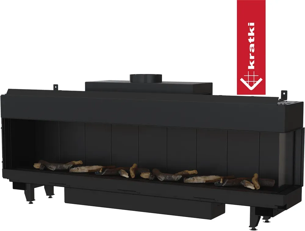 Gaskamin KRATKI LEO 200 rechts Erdgas Ø 130/200 15 kW