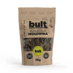 BULT Eco getrocknetes Rindfleisch Leckerli für Hunde 70g