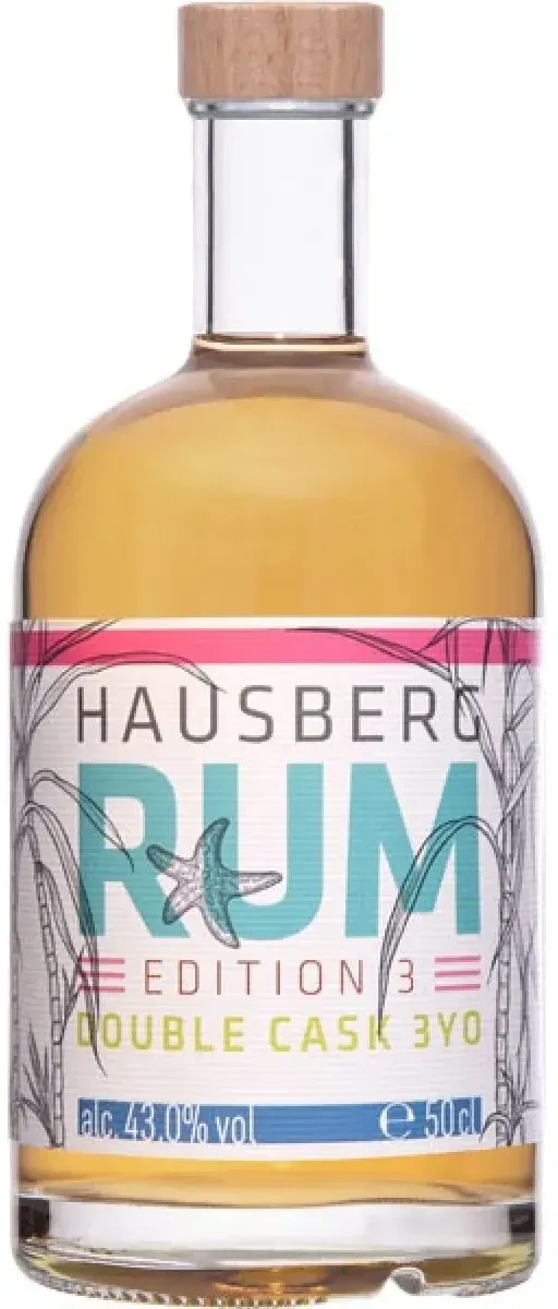 Hausberg Edition 3 Double Cask Rum 3 Years 43% vol. 0,5 l