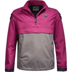 Blauer Spring Pull Damen Motorrad Textiljacke, grau-lila, Größe XL