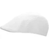 dy_mode Schiebermütze Unisex Schirmmütze Damen Schiebermütze Herren Kappe Mütze Flatcap Leicht weiß