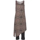 beachtime by lascana Longtop Damen braun-bedruckt, schwarz Gr.52/54