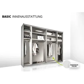 STAUD Schwebetürenschrank Sonett 220 249 x 222 x 68 cm Beige