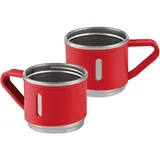 Gräwe Espressotasse 0,15 l Rot 2 St.