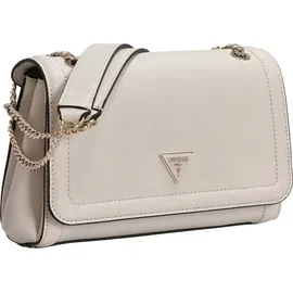 GUESS Schultertasche Noelle II Convertible Xbody Flap Bag Bone