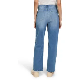 Cartoon Stretch-Jeans mit Eingrifftaschen Blau