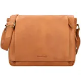 GREENLAND Nature Nature Messenger Leder 39 cm Laptopfach braun