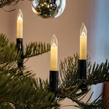 Hellum Schaftkerzenkette 20-tlg. Innenbeleuchtung 16,3 m Elfenbein