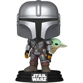 funko uk limited Star Wars Sammelfigur The Mandalorian mit Grogu