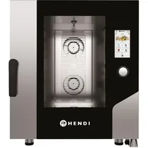 HENDI Konvektionsdampfgarer – Touch, 7 x GN 1/1, elektrisch, mit direktem Dampf und Touchscreen-Steuerung, 730x784x(H)850mm