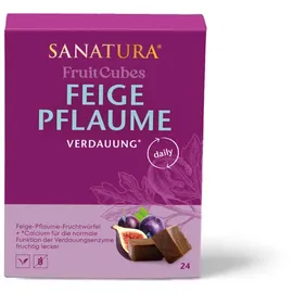 Sanatura Feige-Pflaume Früchtewürfel 24 Stück 240 g
