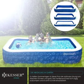 Kesser Aufblasbarer Pool 305 x 183 x 56 cm Blau