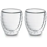 Kela Espressoglas Cesena, Glas Transparent 2er Set 6,5cm 6,0cmØ 80,0ml