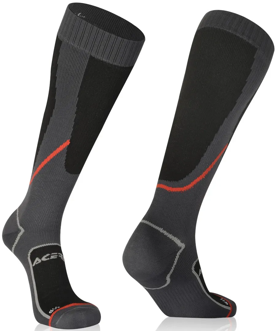 Acerbis No-Wet Socken, schwarz-grau, Größe L XL für Männer