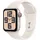 Apple Watch SE 2024 GPS + Cellular 40 mm Aluminiumgehäuse Polarstern, Sportarmband Polarstern S/M