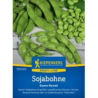 Kiepenkerl Profi-Line Sojabohnensamen Dame Hanaé 1000100 - Eiweißreiche Körner - Inhalt für 20 Pflanzen - Gemüsesamen, Samen Gemüse, Gemüsepflanzen, Saatgut