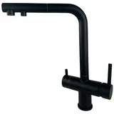 bietal® Wasserhahn Küche BieTal BT-300 3-Wege L-Auslauf ausziehbar