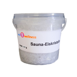 Sauna - Eiskristalle/Mentholkristalle im 100g Henkel-Eimer - aus 100% reinem Minzöl