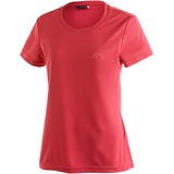 Maier Sports Damen T-Shirt Waltraud, einfarbiges Kurzarm Piqué-Shirt, Watermelon Red, 44