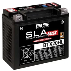 BS Battery Fabrieksgebaseerd onderhoudsvrije Max SLA-batterij - BTX20HL