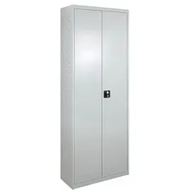 ADB Metallschrank 40829 lichtgrau 71,0 x 30,0 x 195,0 cm, aufgebaut, 1 St.