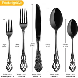 maiensi Royal Schwarz 20-tlg.