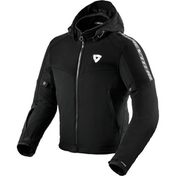Revit Proxy H2O Motorrad Textiljacke, schwarz, Größe S für Männer