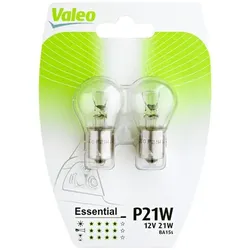 VALEO Glühlampe, Brems-/Schlusslicht Rückfahrleuchte Nebel-/Schlusslicht Kennzeichenleuchte Park-/Positionsleuchte Blinkleuchte Nebelschlussleuchte Sc