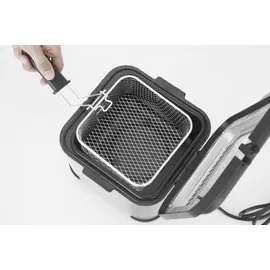 BASS Polska Fritteuse 3L 2000W Edelstahl schwarz/silber