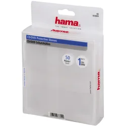 Hama CD-/DVD-Hülle - durchsichtig (Packung