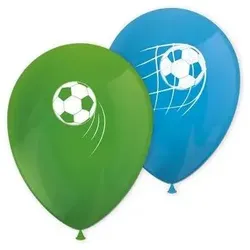 Ballon 28 cm 8 Stück - Soccer Fans