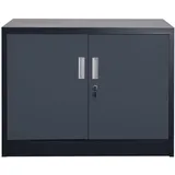 Jet-Line Werkzeugschrank Metall 90 x 40 x 68 cm dunkelgrau