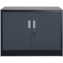 Jet-Line Werkzeugschrank Metall 90 x 40 x 68 cm dunkelgrau